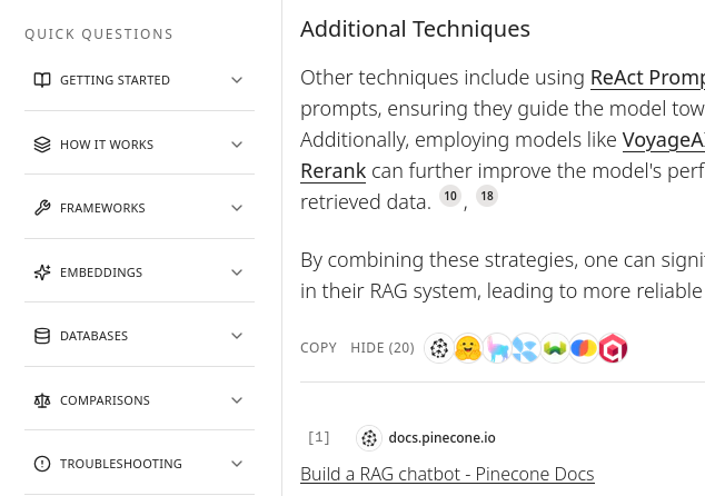 RAGnosis live system interface